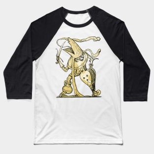 Bellows Leg Man - The Drolatic Dreams of Pantagruel Baseball T-Shirt